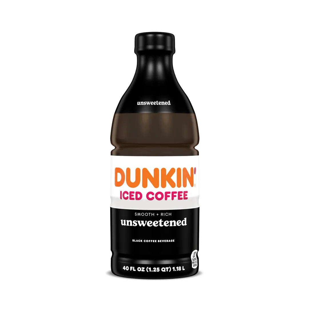 unsweetened dunkin iced coffee